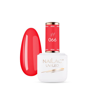 NaiLac UV/LED Gel Nail Polish 066 Red Nails