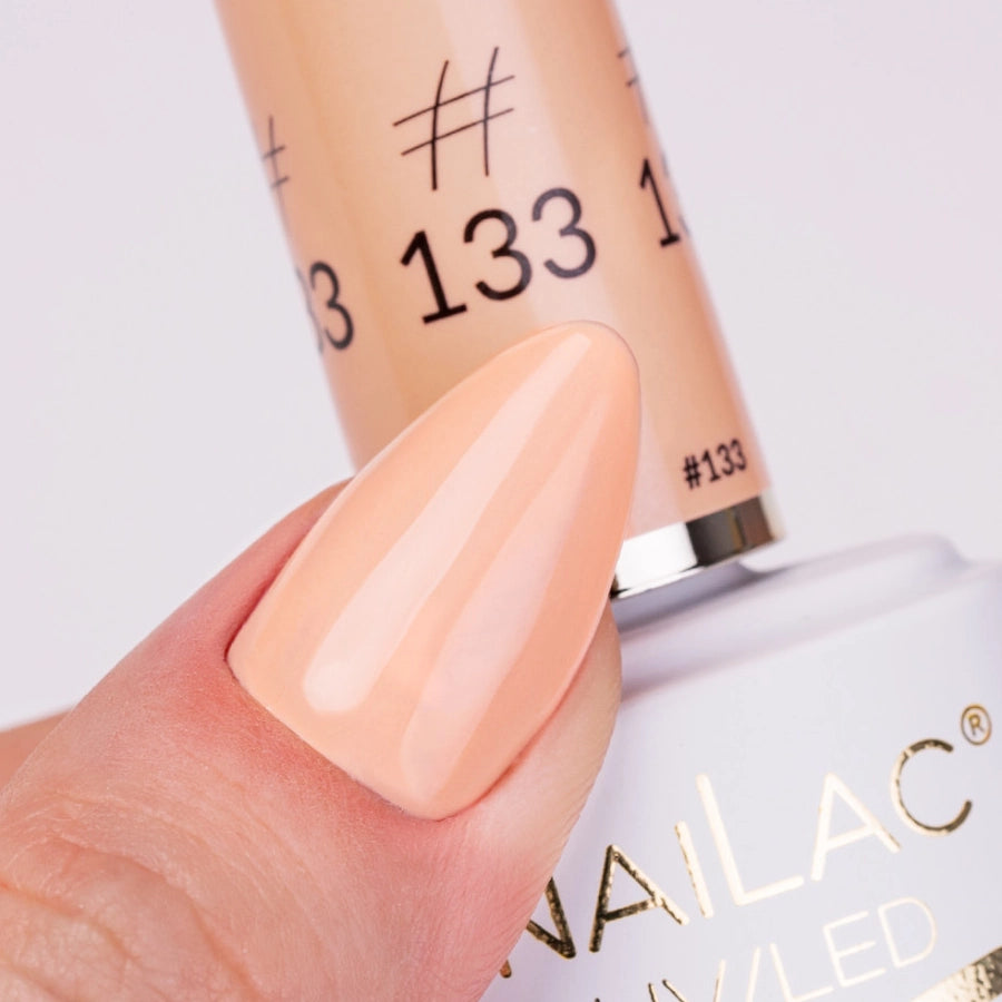 NaiLac UV/LED Gel Nail Polish 133 on nails