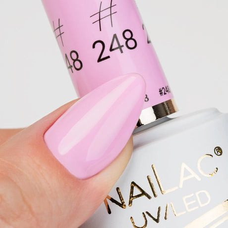 NaiLac UV/LED Gel Nail Polish 248 on nails