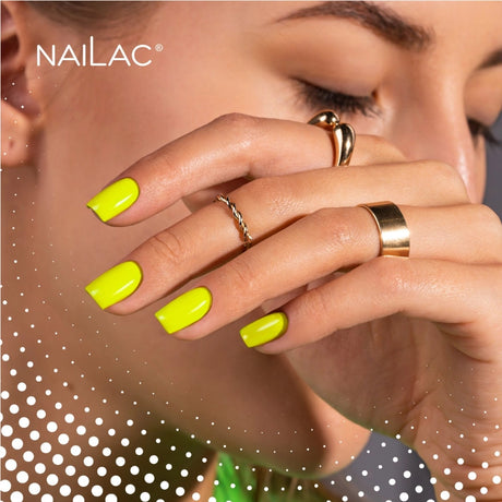 NaiLac UV/LED Gel Nail Polish 462 Yellow Neon Nails Styling