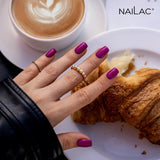 NaiLac UV/LED Gel Nail Polish Queen Violet Nails Styling