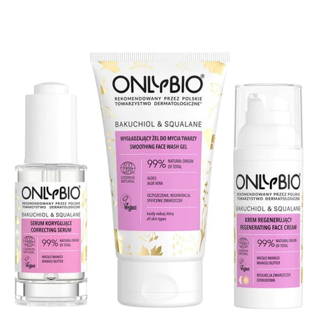 OnlyBio Bakuchiol & Squalane Regenerating Skincare Bundle