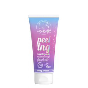 onlybio adaptogenic face scrub peeling 75ml vegan