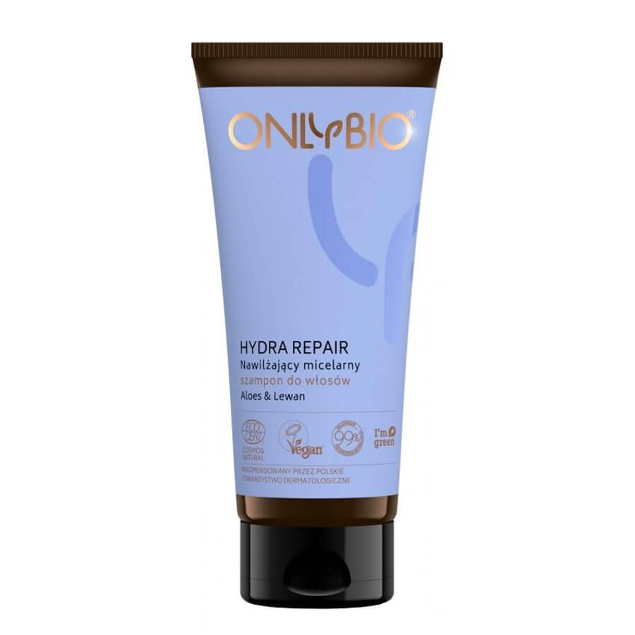 onlybio moisturizing micellar hair shampoo vegan 200ml