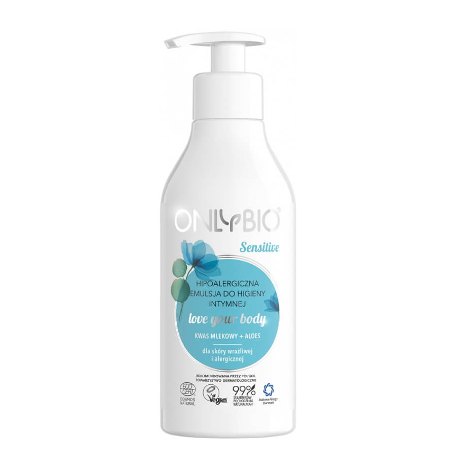 Onlybio Sensitive Hypoallergenic Intimate Hygiene Emulsion