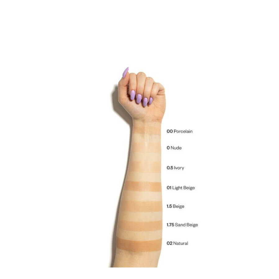 paese long cover fluid foundation swatches