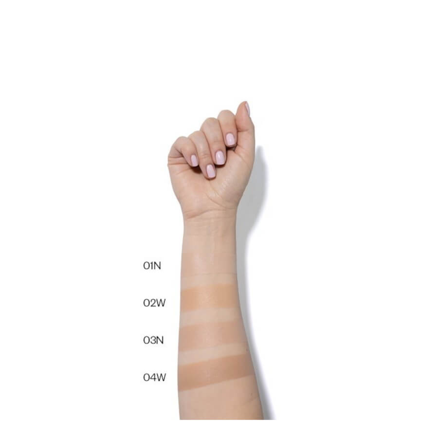 paese long cover foundation with vitamin c swatches