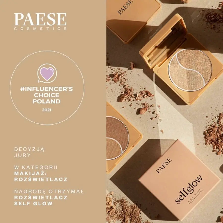 Paese Self Glow Highlighter influencer choice
