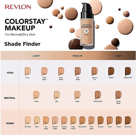 revlon colorstay natural finish for normal and dry skin all shades
