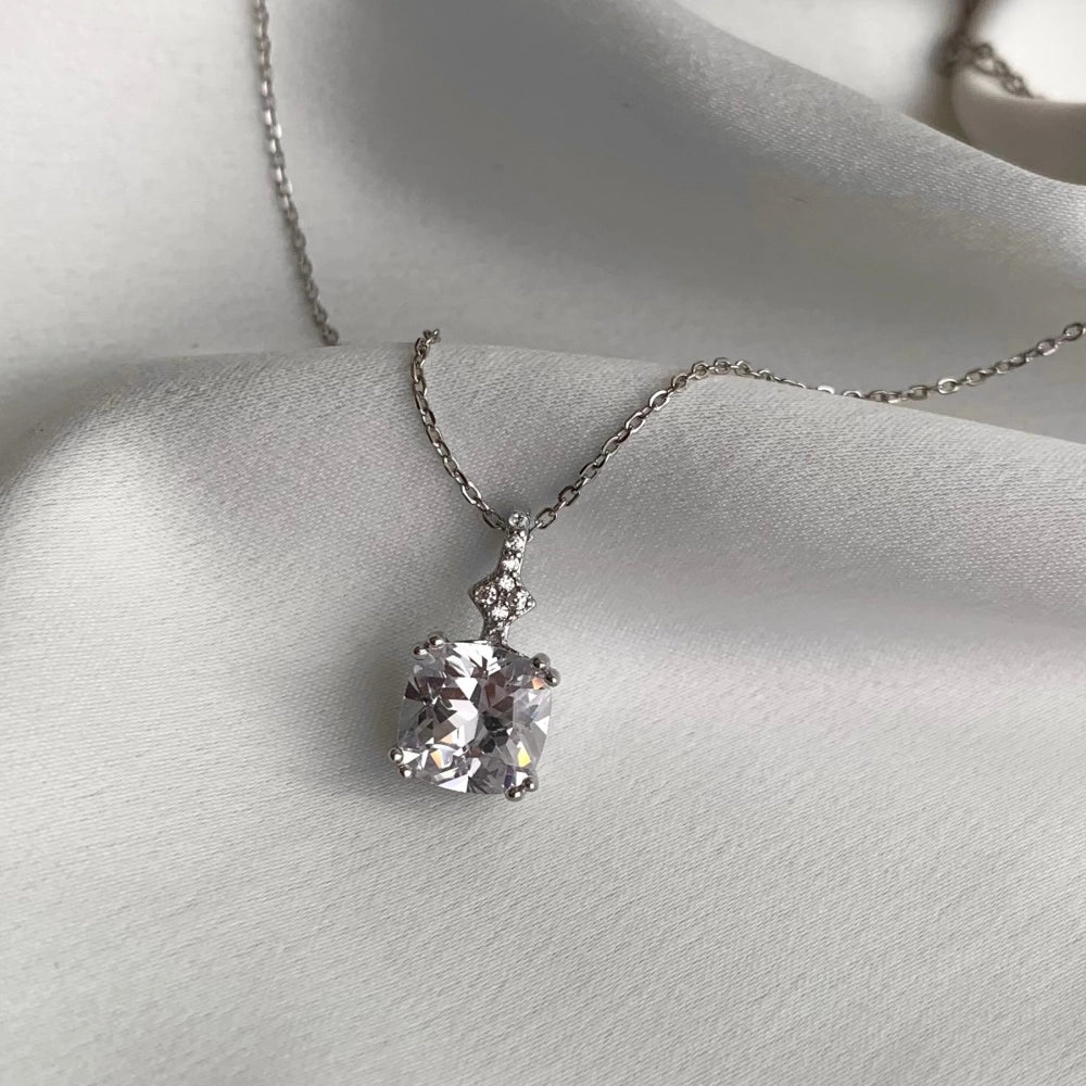 Roxie 925 Sterling Silver Zircon Stone Necklace Alice