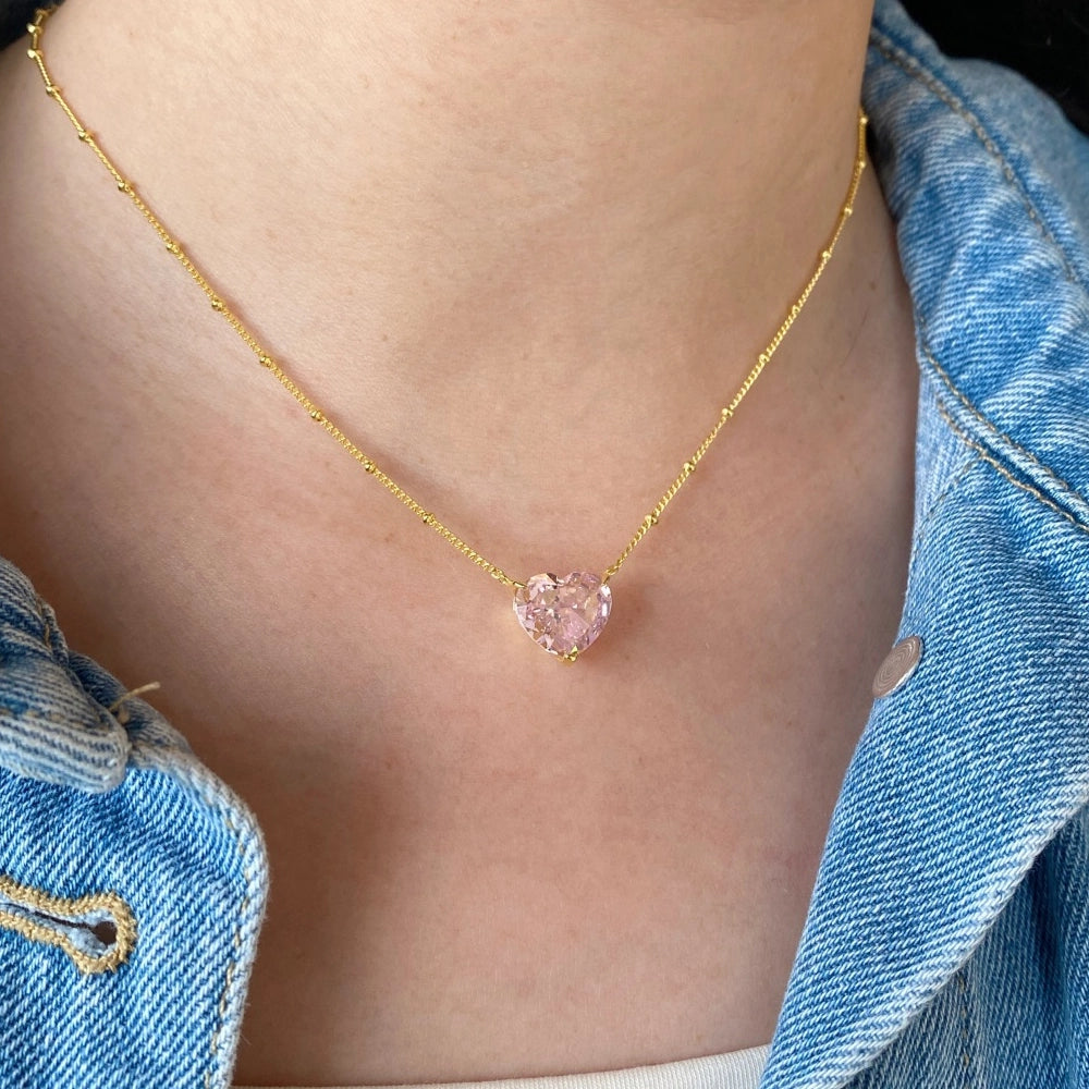 Silver necklace 2025 gold plated