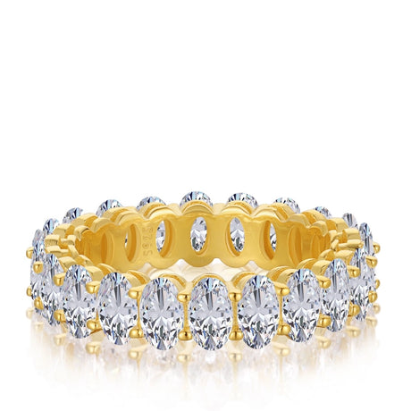 Roxie 18K Gold Plated 925 Sterling Silver Zircon Stone Ring Aria