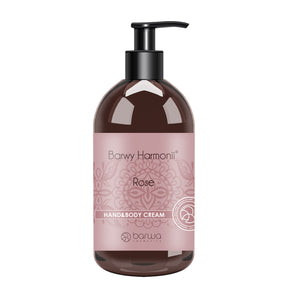 Barwa Harmony Nourishing & Moisturising Rose Hand & Body Cream - isolated on a white background