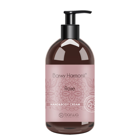 Barwa Harmony Nourishing & Moisturising Rose Hand & Body Cream - isolated on a white background