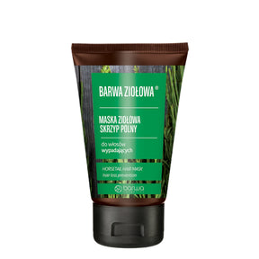 Barwa Herbal Horsetail Hair Mask Hair-Loss Prevention - retail hair-care container isolated on a white background