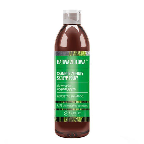 Barwa Herbal Horsetail Hair Shampoo - 250ml - retail hair-care container isolated on a white background