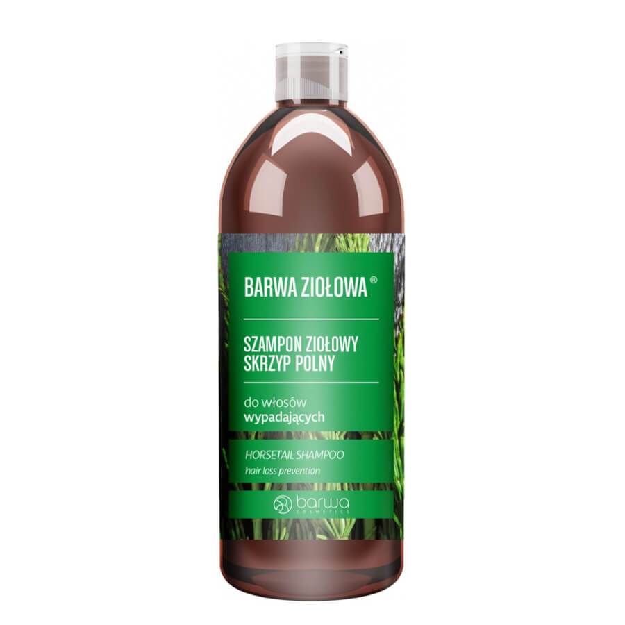 Barwa Herbal Horsetail Hair Shampoo - 480ml - retail hair-care container isolated on a white background