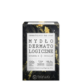 Barwa Hypoallergenic Vegan Soap with Squalane & Vitamin E - arranged with the included components on a white background