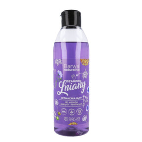 Barwa Linseed Strengthening Hair Shampoo - retail hair-care container isolated on a white background