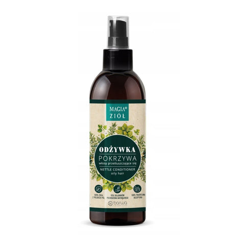 Barwa Magic of Herbs Nettle Conditioner for Oily Hair - retail hair-care container isolated on a white background