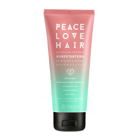 Barwa Peace Love Hair Humectant Hair Conditioner All Hair Types - retail hair-care container isolated on a white background