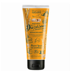 Barwa Strengthening Yeast Hair Conditioner - retail hair-care container isolated on a white background