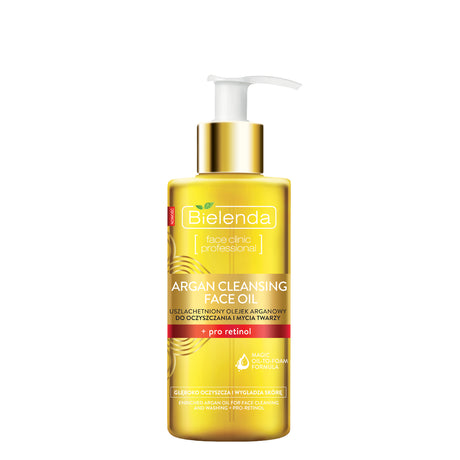 Bielenda Argan Cleansing Face Oil Pro-Retinol - isolated on a white background