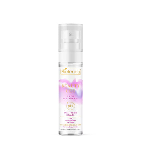 Bielenda Beauty CEO Calm Me Down Calming Cream & Toner - retail packaging on a white background
