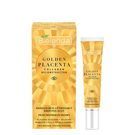 Bielenda Golden Placenta Moisturising & Lifting Eye Cream - isolated on a white background