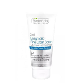 Bielenda Professional 2in1 Enzymatic Fine Grain Face Scrub - isolated on a white background