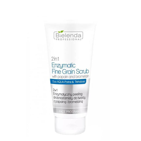 Bielenda Professional 2in1 Enzymatic Fine Grain Face Scrub - isolated on a white background