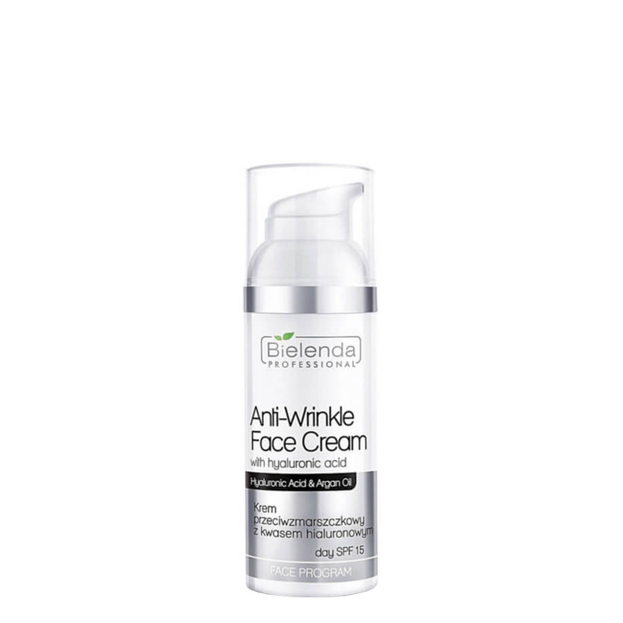 Bielenda Professional Anti-Wrinkle Face Cream SPF15 - retail packaging on a white background