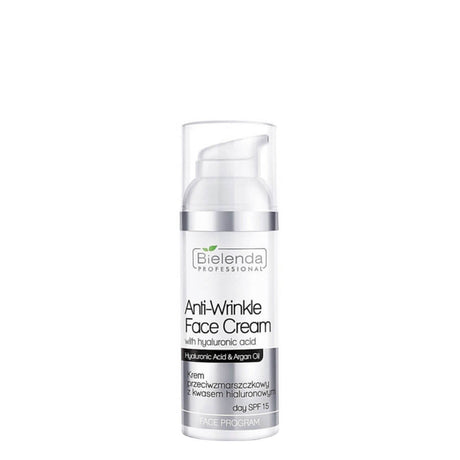 Bielenda Professional Anti-Wrinkle Face Cream SPF15 - retail packaging on a white background