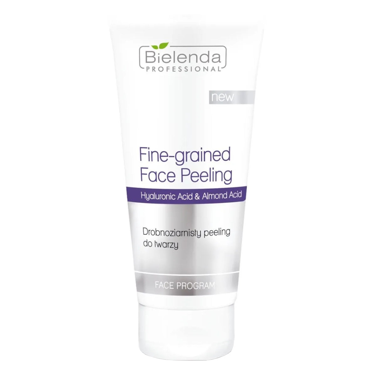 Bielenda Professional Fine-Grained Face Scrub with Hyaluronic Acid & Almond Acid - isolated on a white background