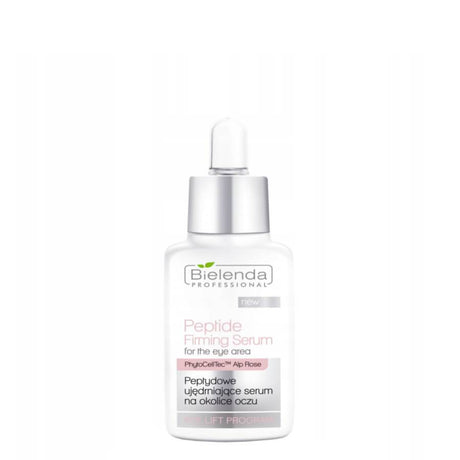 Bielenda Professional Peptide Firming Serum Eye Area - arranged with the included components on a white background