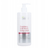 Bielenda Professional Raspberry Multi-Active Body Lotion Brazilian Guarana & Bio-Caffeine - isolated on a white background