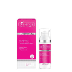 Bielenda Professional SupremeLab 10% Regulating Face Serum - retail packaging on a white background