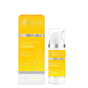 Bielenda Professional Supremelab Barrier Renew Intensive Nourishing Night Cream - retail packaging on a white background