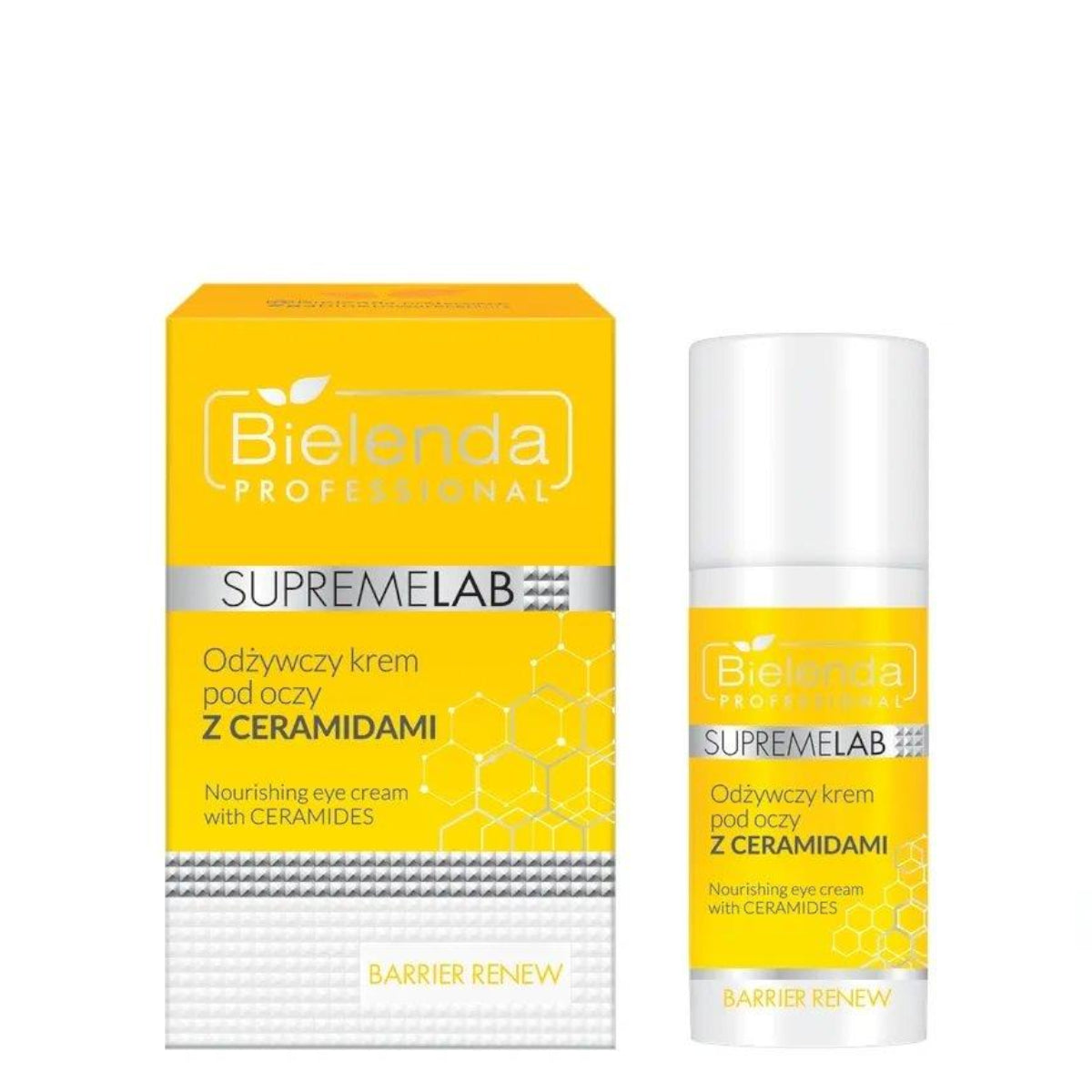 Bielenda Professional Supremelab Barrier Renew Nourishing Eye Cream with Ceramides - isolated on a white background