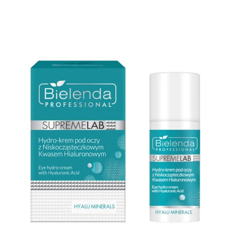 Bielenda Professional Supremelab Hyalu Minerals Eye Hydro-Cream with Hyaluronic Acid - isolated on a white background