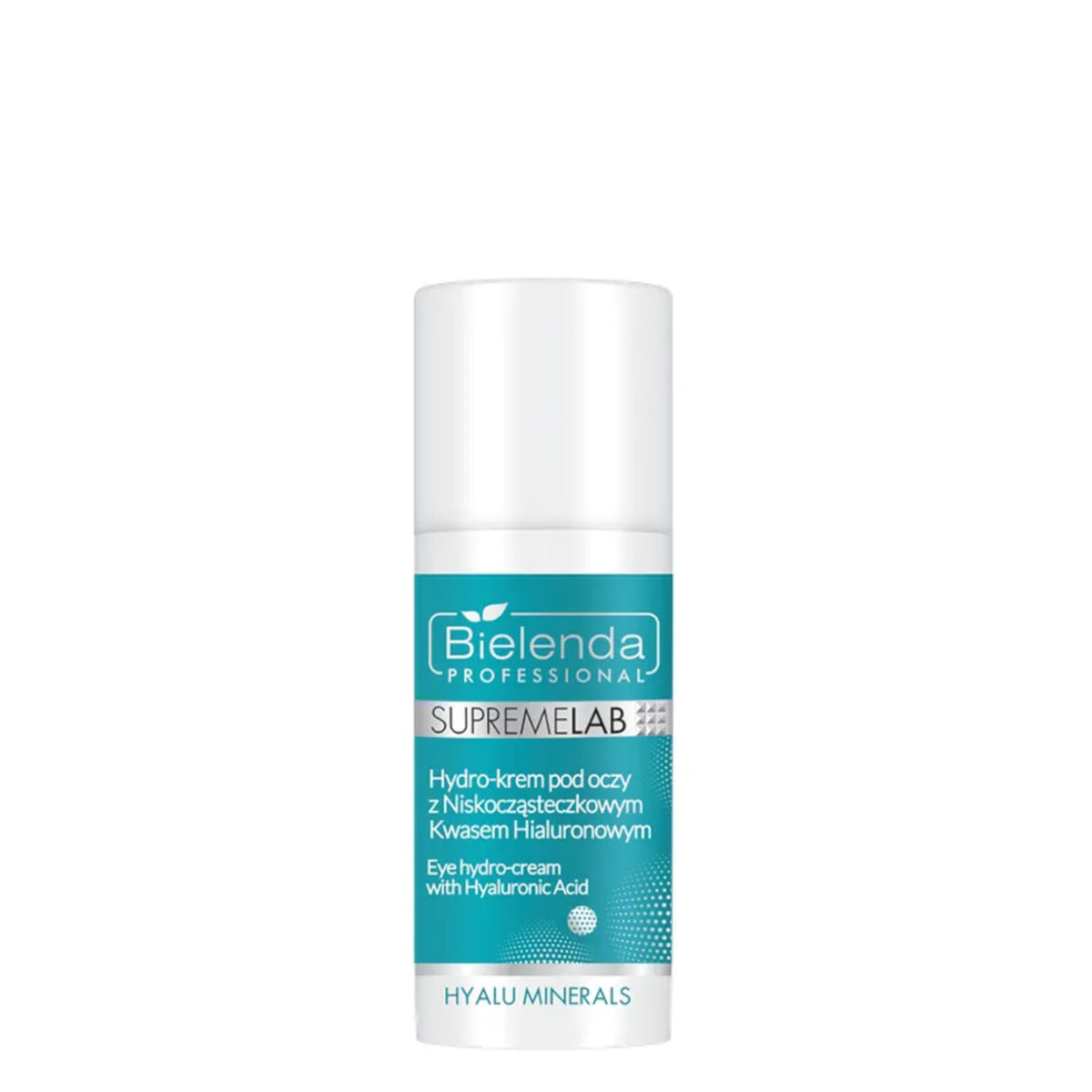 Bielenda Professional Supremelab Hyalu Minerals Eye Hydro-Cream with Hyaluronic Acid - isolated on a white background