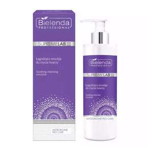 Bielenda Professional Supremelab Microbiome Pro Care Soothing Cleansing Face Emulsion - isolated on a white background