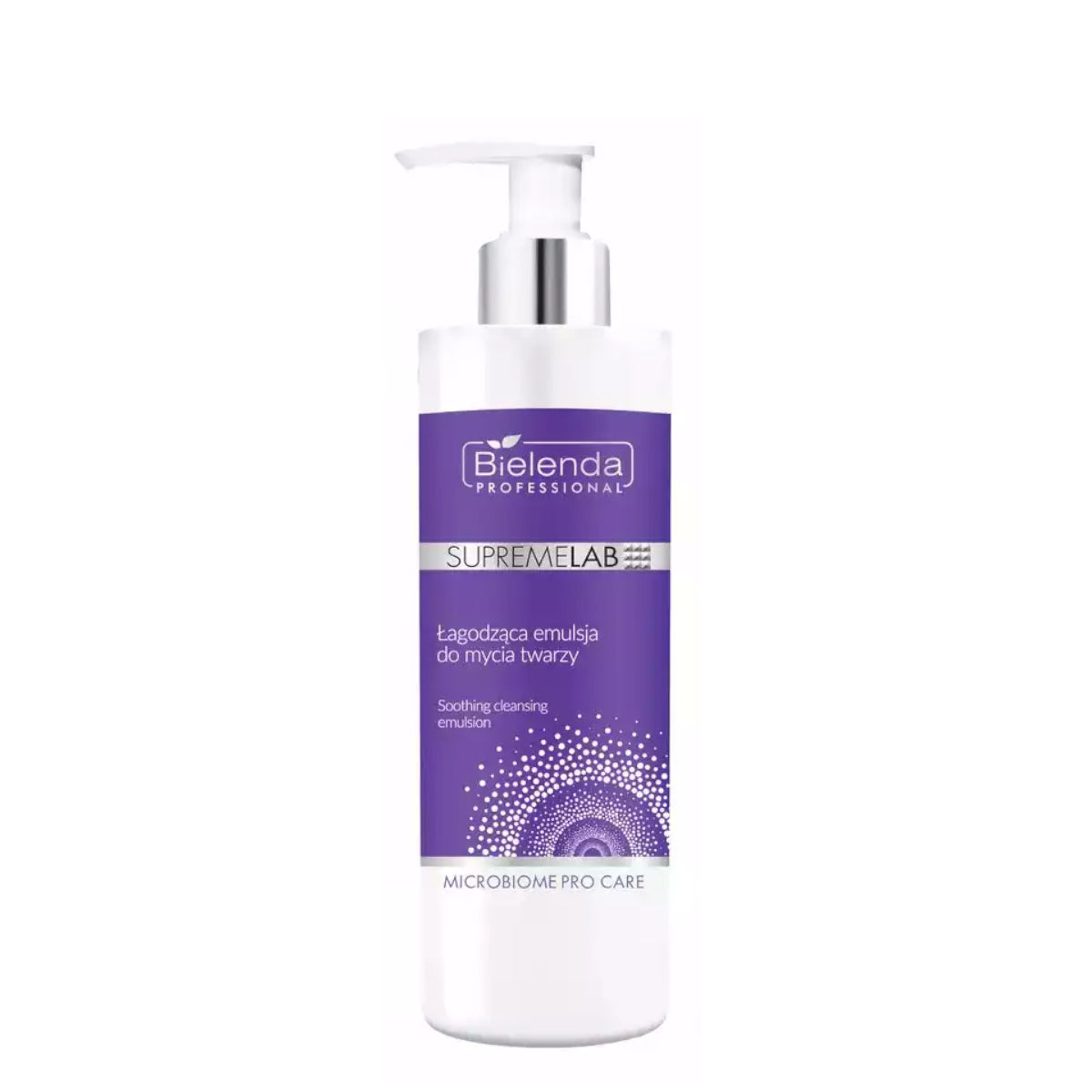 Bielenda Professional Supremelab Microbiome Pro Care Soothing Cleansing Face Emulsion - isolated on a white background