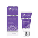 Bielenda Professional Supremelab Microbiome Pro Care SOS Soothing Face Mask - open cosmetic jar with its lid on a white background