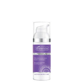 Bielenda Professional SupremeLab Microbiotic Moisturising & Soothing Face Cream Microbiome Pro Care - retail packaging on a white background