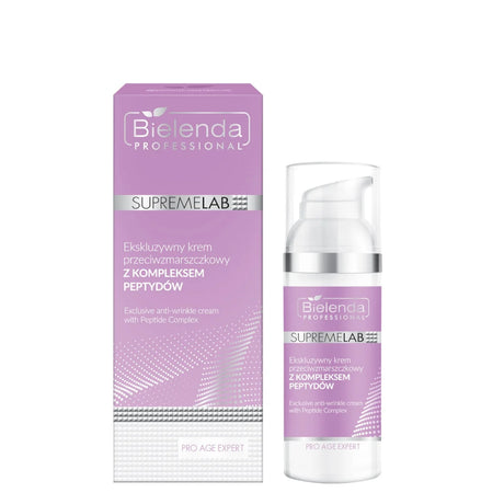 Bielenda Professional SupremeLab Pro Age Expert Exclusive Anti-Wrinkle Face Cream - retail packaging on a white background