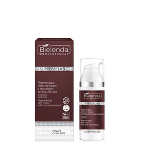 Bielenda Professional SupremeLab Regenerating Face Cream (EXP 09/23) - retail packaging on a white background