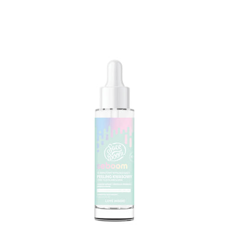 Body Boom Face Boom 10-Minute Smoothing Acid Peel - isolated on a white background