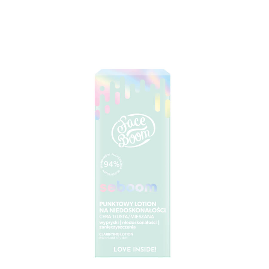 Body Boom Face Boom Clarifying Lotion Oily & Combination Skin - isolated on a white background