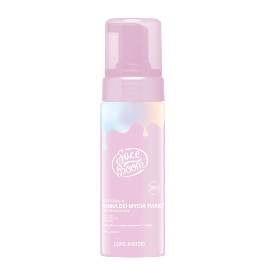 Body Boom Face Boom Cleansing Foaming Face Wash - isolated on a white background